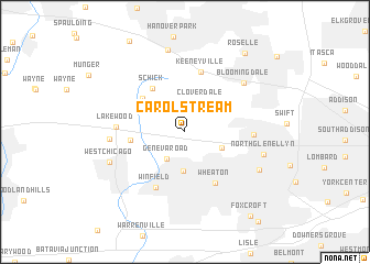 map of Carol Stream