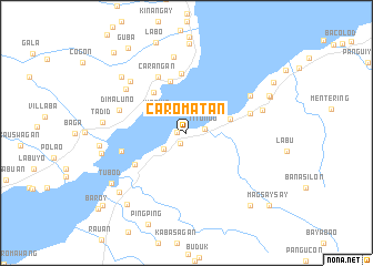 map of Caromatan