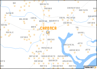 map of Caroncã