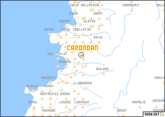 map of Caronoan