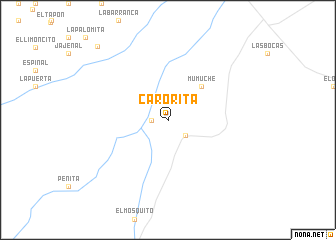 map of Carorita