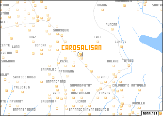 map of Carosalisan