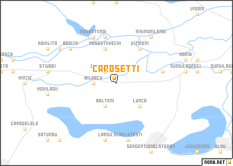 map of C.A. Rosetti
