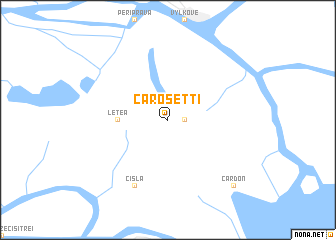 map of C.A. Rosetti