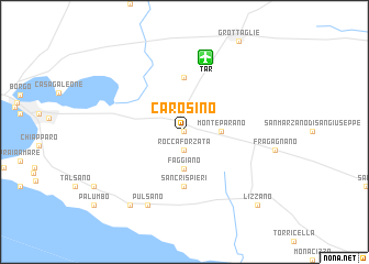 map of Carosino