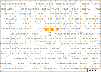 map of Carouin