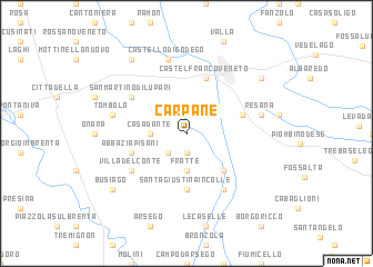 map of Carpane