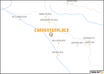 map of Carpenter Place