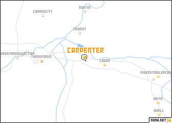 map of Carpenter