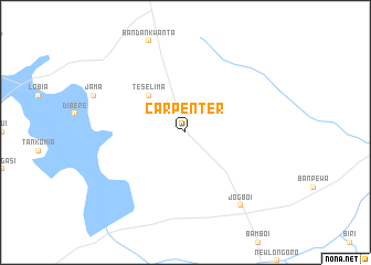 map of Carpenter