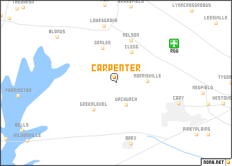 map of Carpenter