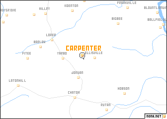 map of Carpenter