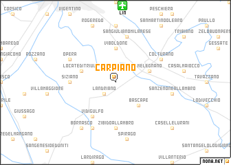 map of Carpiano