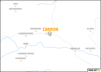 map of Carpina