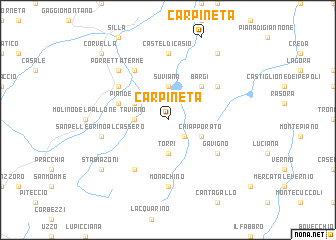 map of Carpineta