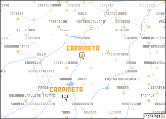 map of Carpineta