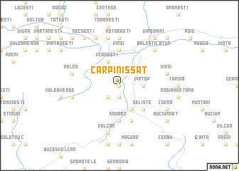 map of Cărpiniş-Sat
