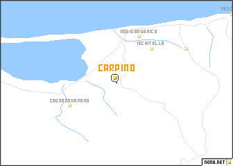 map of Carpino