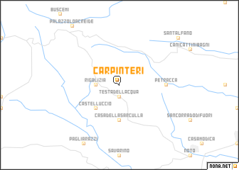 map of Carpinteri