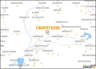 map of Carpinteros