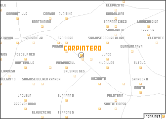 map of Carpintero