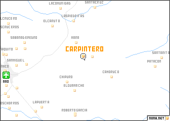 map of Carpintero