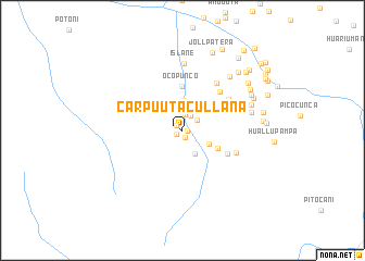 map of Carpu Uta Cullana