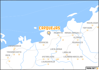 map of Carquejas