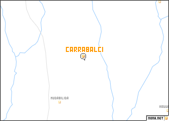 map of Carrabalci