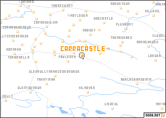 map of Carracastle