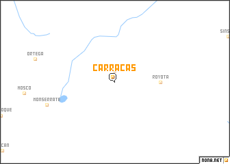 map of Carracas