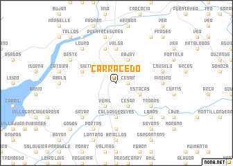 map of Carracedo