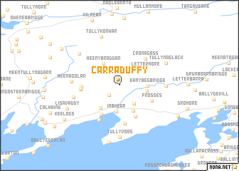 map of Carraduffy