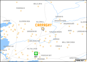 map of Carraghy