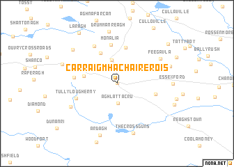 map of Carraig Mhachaire Rois