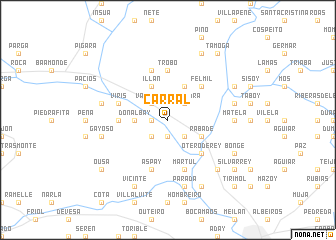 map of Carral