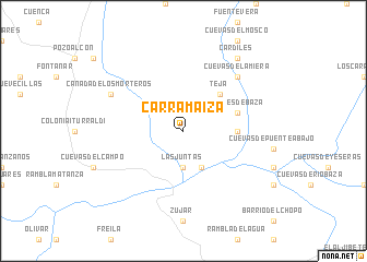 map of Carramaiza