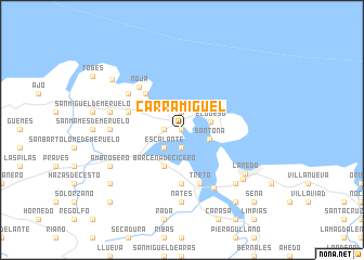 map of Carramiguel