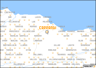 map of Carrandi