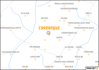 map of Carranque