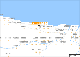 map of Carranzo