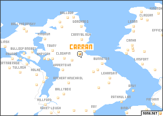 map of Carran