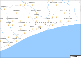 map of Carrao