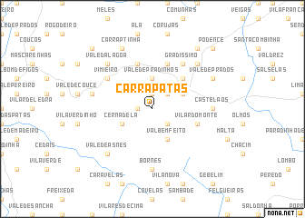 map of Carrapatas