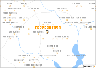 map of Carrapatoso