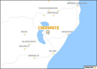 map of Carrapato