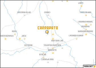 map of Carrapato