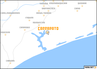 map of Carrapato