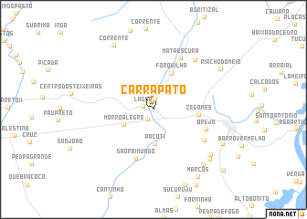 map of Carrapato