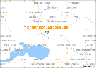 map of Carrascal de Cocejón